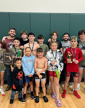 14U youth wrestling class at Caveman Wrestling